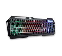 Tastiera Pro Gamer Wired QWERTY RGB retroilluminata con 19 tasti anti ghosting