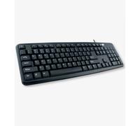 Tastiera PS/2 105 Tasti Nera per PC Desktop Ergonomica Cablata Layout ITA