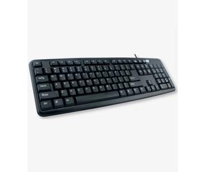 Tastiera PS/2 105 Tasti Nera per PC Desktop Ergonomica Cablata Layout ITA