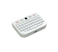 Tastiera QWERTY Wireless USB A Doppia Modalità per PC, Laptop, Telefono e Tablet.