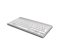 Tastiera R-Go Tools Compact Break ergonomica wireless QWERTY (IT) bianca