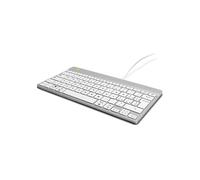 R-Go Tools Tastiera Compact Break ergonomica RGOCOITWDWH – QWERTY IT cablata USB bianca