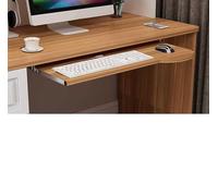 Tastiera regolabile in altezza con cassetto scorrevole in legno Ergonomico sotto la scrivania per casa e ufficio migliora il comfort aumenta la produttività Design salvaspazio