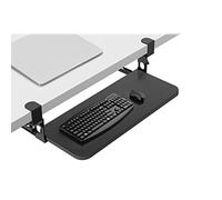 Tastiera regolabile sotto la scrivania con robusto cassetto scorrevole facile da installare, per casa, ufficio e scuola, design ergonomico salvaspazio per un maggiore comfort
