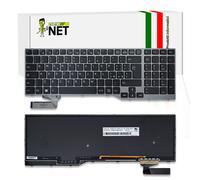 Tastiera retroilluminata compatibile con Fujitsu LifeBook E754 E756 Layout ITA
