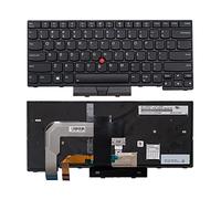 Tastiera retroilluminata di ricambio per computer portatile, layout statunitense, per Lenovo Thinkpad T470, T480, A475, A485, colore nero