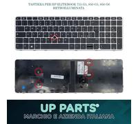 Tastiera Retroilluminata HP Elitebook 850 G3 per Notebook M14N5