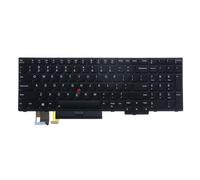 Tastiera retroilluminata per computer portatile, tastiera di ricambio compatibile con Lenovo Thinkpad E580 E585 E590 E595|T590|L580 L590|P52 P53 P53sP72 P73,01YP680, layout USA