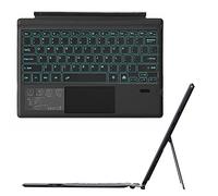 Tastiera Retroilluminata Per Tablet Microsoft Surface Pro 9/Pro 8/Pro X 13 Pollici, Touchpad Multi Touch Retroilluminato A 7 Colori Tastiera Italiana Bluetooth Wireless - Tastiera Portatile Sottile