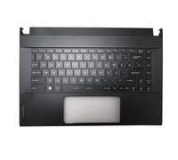Tastiera retroilluminata RGB per Laptop PalmRest e US per MSI GS66 P66 MS-16V1 3076V1C211Y31 1 Type-C 2 USB a Destra 15,6' Inglese US Senza Cornice