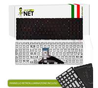 Tastiera retroilluminata rossa compatibile con HP OMEN 15-dc1083nl ITALIANA