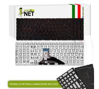 Tastiera retroilluminata rossa compatibile con HP OMEN 15-dc1101nl ITALIANA