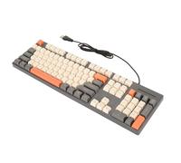 Tastiera Rosa, Tastiera da Gioco Tastiera da Gioco Carina Interfaccia USB Tastiera Aziendale Tastiera Cablata da 104 Tasti Tastiera Cablata a 3 Colori per XP 7 8 10 11 per OS X