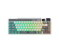 TASTIERA ROYAL KLUDGE RK M70 Cyan Purple Meccanica Wireless RGB Tasti Programmabili - QWERTY