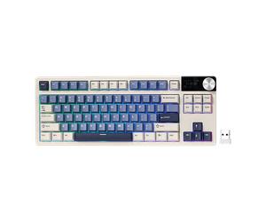 TASTIERA ROYAL KLUDGE RK S85 Horizon Blue meccanico wireless RGB TKL compatibile con Windows e Mac - QWERTY