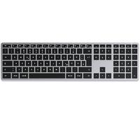 Satechi SLIM X3 clavier Maison Bluetooth QWERTZ Allemand Noir, Gris