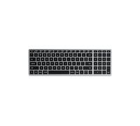 SATECHI Slim X2 Tastiera Wireless Bluetooth Retroilluminata con Tastierino - Multi-Dispositivo-Macbook Pro/Air M2/M1,iPad Pro/Air M2/M1,Mac Mini M2 (Grigio Siderale, Layout QWERTY Inglese Stati Uniti)