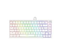 TASTIERA SAVIO ASTRAL WHITE JADE meccanica USB Tasti illuminati Windows QWERTY