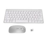 Tastiera Senza Fili Intelligente, Tastiera Dal Design Ultra Sottile con Indicatore LED Tastiera a Risparmio Energetico Set Tastiera Compatta Mouse Set Tastiera Silenziosa per