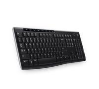 Tastiera senza fili Logitech K270 Tastiera universale RF senza fili QWERTZ Ceca Nero - Nouvo
