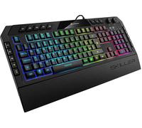 SHARKOON TASTIERA GAMING A MEMBRANA SKILLER SGK5 6 ZONE RGB, POGGIAPOLSI REMOVIBILE - Nouvo