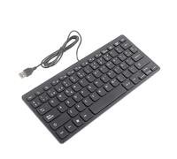 Tastiera Spagnola, Plug & Play No Dissoludo Tastiera Portatile USB, per Office 78 Keys Black Home