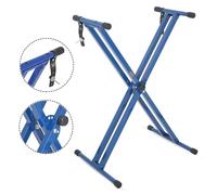 Tastiera Stand Doppio X Stile Regolabile Sollevare Pianoforte Alzata Per 49 A 88