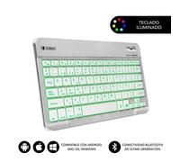 Tastiera Subblim Smart retroilluminata BT - Connettività Bluetooth 30 - Illuminazione regolabile in 7 colori - Design sottile NEW