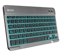 SUBBLIM TECLADO SMART BACKLIT BLUETOOTH GREY QWERTY Spagnolo Nero, Grigio