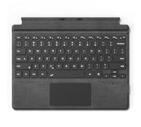 Tastiera Surface Pro per Microsoft Surface Pro 7/6/5/4/3 7 Plus 12,3 pollici, 7 colori retroilluminato senza fili, tastiera ergonomica portatile ultra sottile Bluetooth con trackpad, batteria