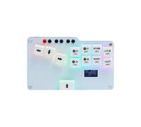 Tastiera Tascabile Hitbox Fightstick con per RGB Hot Swap per PS3, per PS4, MisterFPGA e Steam PC.