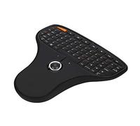 Tastiera, Tastiera e Mouse Semplificati 2in1 Mini Size Controllo Distanza Fino a 10 Metri Connessione Wireless 2.4G, con Ricevitore, per TV e Computer
