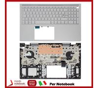Tastiera Top Case Italiana Retroilluminata Compatibile DELL 0836RX