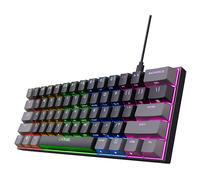 TASTIERA TRUST GXT 867 Acira Meccanica Cablata Tasti Illuminati 61 Windows e Mac AZERTY