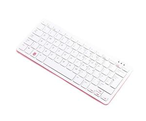 Tastiera ufficiale Raspberry Pi - Versione USA (rosso/bianco)