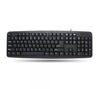 Techly Tastiera 104 tasti USB layout americano Nero