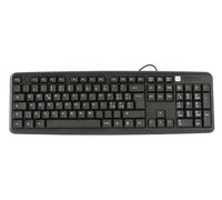 Tastiera USB 105 Tasti Layout Italiano Nero