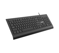 Nilox NXKBIT000014 Tastiera USB, Leggera e Compatta con Layout Italiano, Anti-usura, Cavo 1,5 metri, Tastiera Nera Compatibile con Windows, Linux e Mac