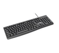 Nilox NXKBIT000013 Tastiera USB, Leggera e Compatta con Layout Italiano, Anti-usura, Cavo 1,5 metri, Tastiera Nera Compatibile con Windows, Linux e Mac