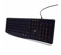 Tastiera USB a scrittura silenziosa Ewent EW3001 NEW