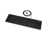 Tastiera USB basso profilo layout IT nero opaco PC laptop slim compact