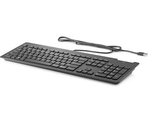 Tastiera USB cablata HP Business Slim Smartcard nera QWERTY (Z9H48AA#ABB)