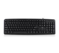 TASTIERA USB PER PC DESKTOP EWENT EW3108 ITALIANA NERA STANDARD