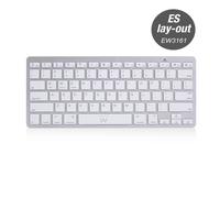 Ewent Teclado Bluetooth iOS/Android/Win Slim Plata