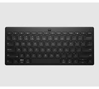 HP 350 Tastiera Wireless e Bluetooth 5.2, Connessione Multi-dispositivo, Qwerty, Layout Italiano, Emoji, Autonomia fino a 2 anni, Compatibile con Windows, Android, Chrome OS, MacOS, iPadOS, Nera