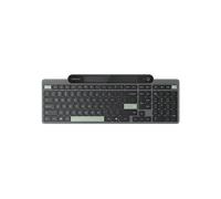 TASTIERA WIRELESS LENOVO 4Y41S31209, QWERTY, USB Type-C, Grigio/Verde chiaro