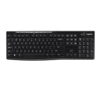 Tastiera wireless Logitech K270 con ricevitore Unifying in Nero, Belga (AZERTY)
