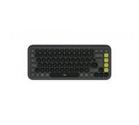 Logitech POP ICON KEYS tastiera Bluetooth wireless, digitazione comoda, tasti programmabili, Easy-Switch tra un massimo di 3 dispositivi, per laptop, tablet, PC - Grafite, AZERTY