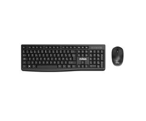 TASTIERA WIRELESS+MOUSE WIRELESS BK