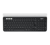 Logitech K780 tastiera RF senza fili + Bluetooth QWERTY US International Nero, Bianco ( 920-008042 )